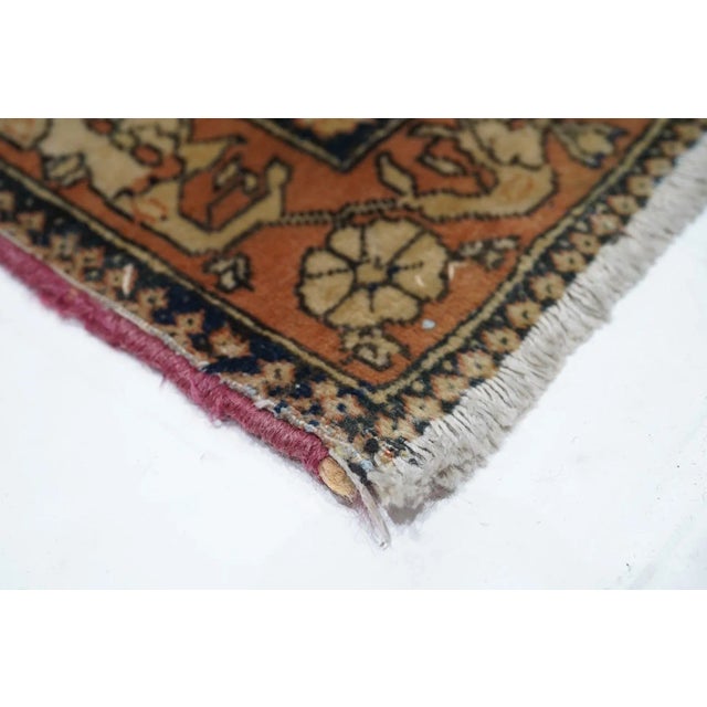 Late 19th Century Antique Mohtasham Kashan Rug 4'6'' x 6'6'' For Sale - Image 4 of 10