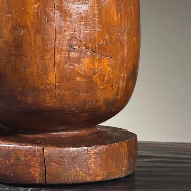 Eva Martino (American, B. 1929) - Vintage Hand Carved Outsider Biomorphic Wood Sculpture, Signed (Ca. 1950) For Sale - Image 9 of 10