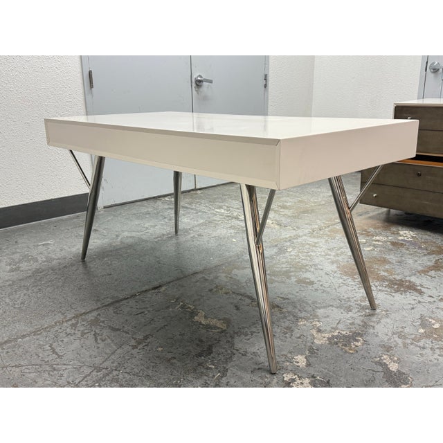 2020s Hooker Furniture Sophisticated Contemporary Writing Desk For Sale - Image 5 of 12