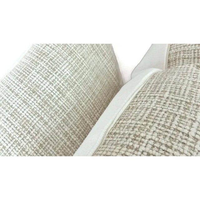 Lee Jofa in the Color Meringue Lumbar Pillows- a Pair For Sale - Image 4 of 5