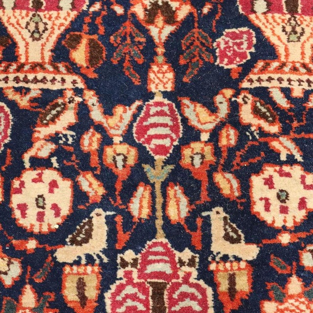 Asian Rug in Cotton and Wool For Sale - Image 6 of 9