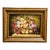 Floral Still Life Artwork on Cotton Fabric – Elegant Bouquet in Vase For Sale