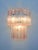 Pink Vintage Murano Glass Tube Wall Sconces, 1990s, Set of 2 For Sale - Image 8 of 13