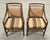Coffee Set of Four McGuire Rattan Target Upholstered Dining Armchairs For Sale - Image 8 of 18