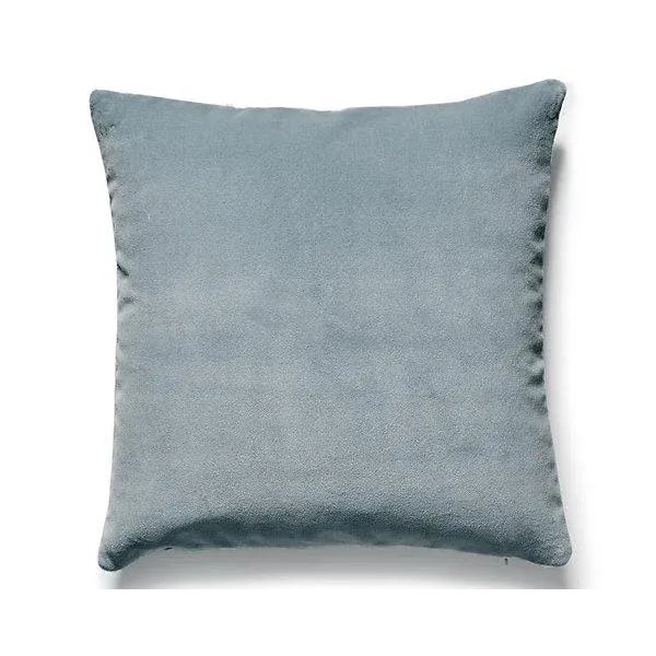 Traditional The House of Scalamandré Torino Velvet Pillow, Steeple Gray For Sale - Image 3 of 3