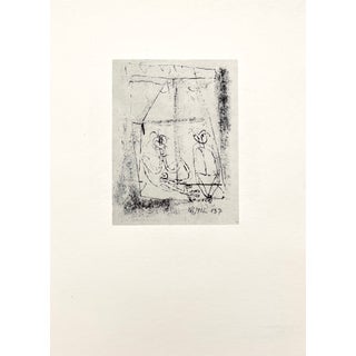 1947 Paul Klee Engraving 12 at the Window 1920 Reproduction For Sale
