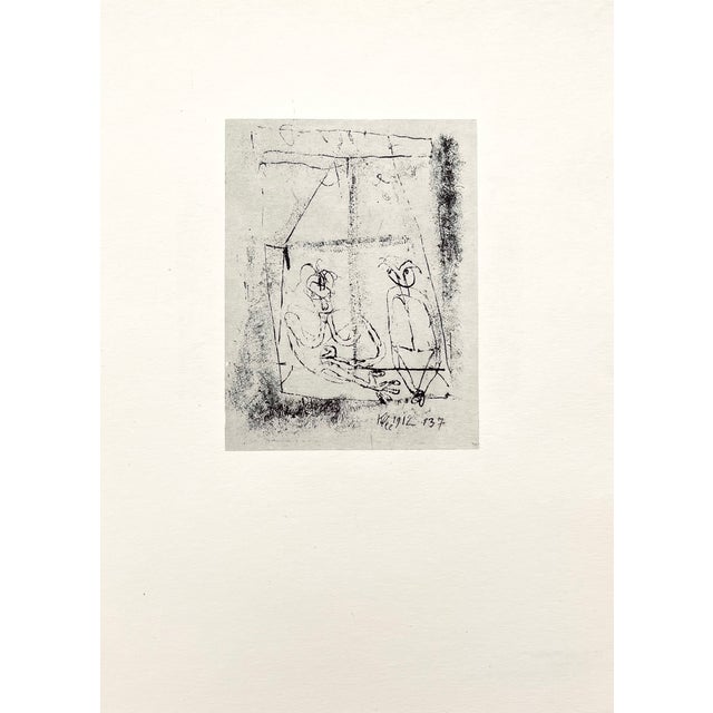 1947 Paul Klee Engraving 12 at the Window 1920 Reproduction For Sale