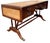 1940s Vintage English Mahogany Desk with Extension, 1940s For Sale - Image 5 of 9