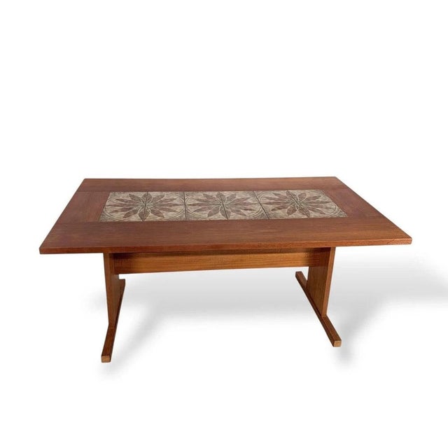 Mid-Century Danish Teak and Tile Dining Table by Gangso Møbler, 1960s For Sale - Image 10 of 11