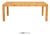 Refinished Milo Baughman Square to Rectangle 40” - 79” Parsons Burl Dining Table For Sale