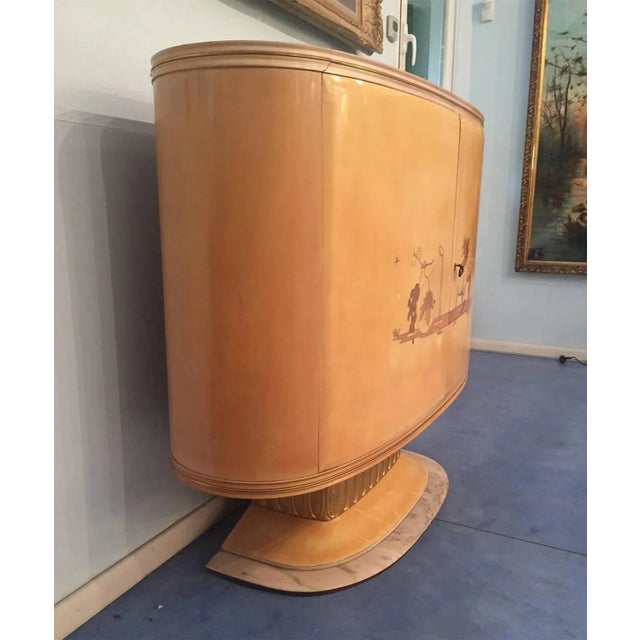 Italian Art Deco Bar Cabinet from Galleria Mobili d'Arte Cantù, 1950s For Sale - Image 10 of 11