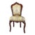 Rococo Copper Accent Chair With Gold Leaf Details - Set of 2 Chairs For Sale