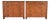Baker Furniture French Empire Cherry Wood Dressers or Chests of Drawers, Pair For Sale