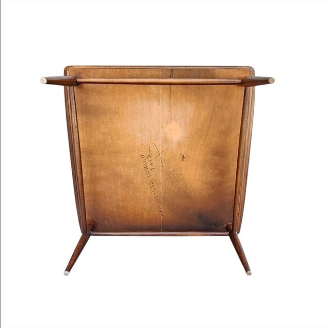 Bassett 1970s Walnut Mid-Century Bassett Coffee Table For Sale - Image 4 of 12