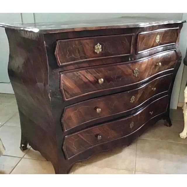 Large 18th Century Rosewood Rococo Commode For Sale In Tampa - Image 6 of 10