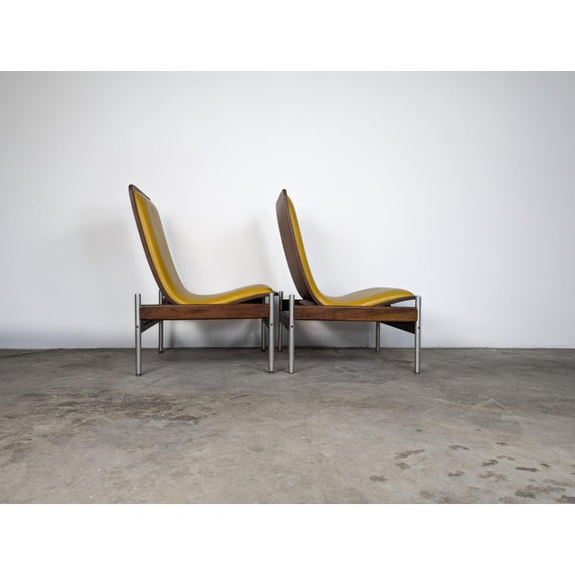 1960s Mid Century Lounge Chairs by Sven Ivar Dysthe for Dokka Møbler - a Pair For Sale In San Diego - Image 6 of 11