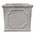 Classic Traditional Paneled Concrete Planter Box For Sale