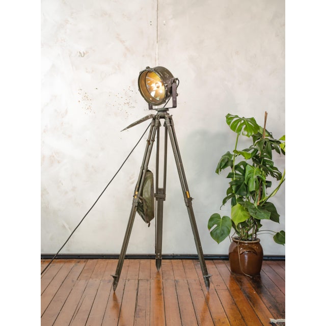 Military Signal Lamp Floor Lamp from JWO, Germany, 1950s For Sale - Image 18 of 18
