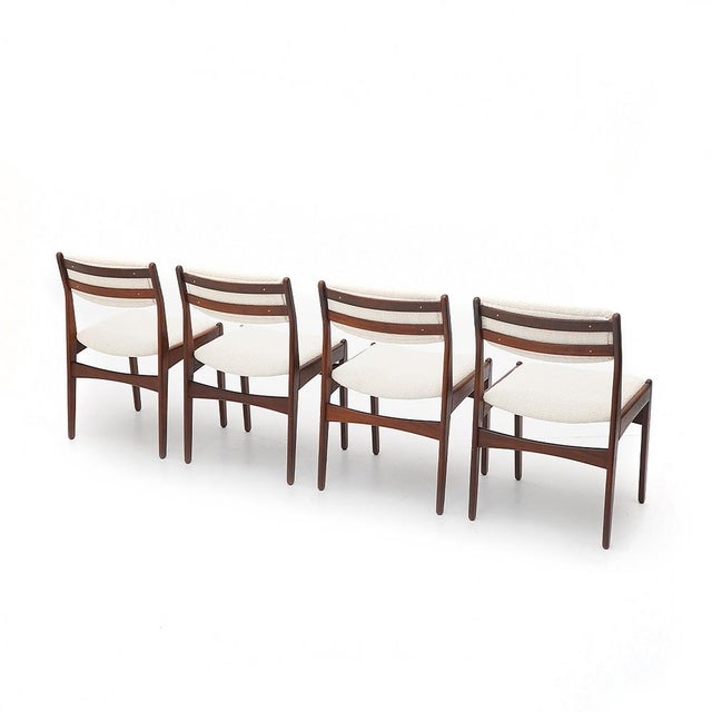 1960s Vintage Teak Chairs by Poul Volther for Frem Rojle, 1960s, Set of 4 For Sale - Image 5 of 13