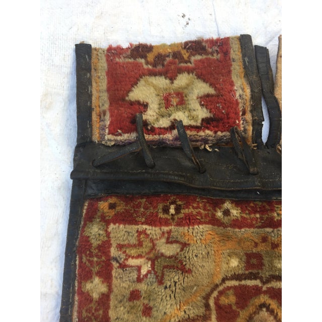 1950s Turkish Wool Saddlebag For Sale - Image 5 of 7