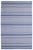 Dash & Albert by Annie Selke Rugby Stripe Denim Indoor/Outdoor Rug, 7' 6" x 9' 6" For Sale In Boston - Image 6 of 6