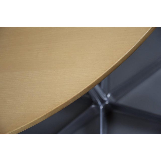 Khaki Dining Room Table by Arne Jacobsen for Fritz Hansen, 1978 For Sale - Image 8 of 13