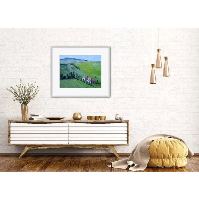 2020s Contemporary Tuscan Landscape Plein Air Oil Painting For Sale - Image 5 of 12