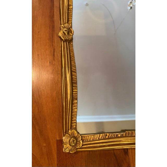 Early 20th Century Early 20th Century Louis XVI Style Giltwood Mirror With Urn Crest For Sale - Image 5 of 10