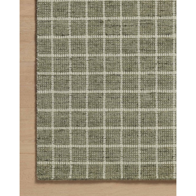 Contemporary Amber Lewis x Loloi Cedar Olive / Ivory 2'-9" x 12'-0" Runner Rug For Sale - Image 3 of 4