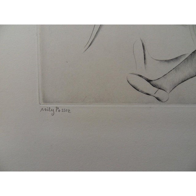 Mily Possoz, Young Girl in Front of the Hairdresser, Engraving For Sale - Image 5 of 7