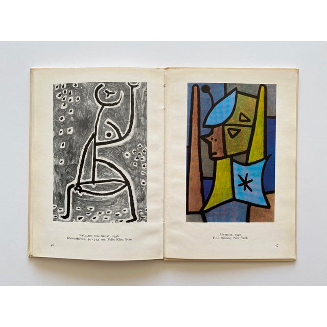 Paul Klee Vintage 1955 First Edition Lithograph Print Hardcover Mid Century Modernist Art Book For Sale - Image 17 of 18