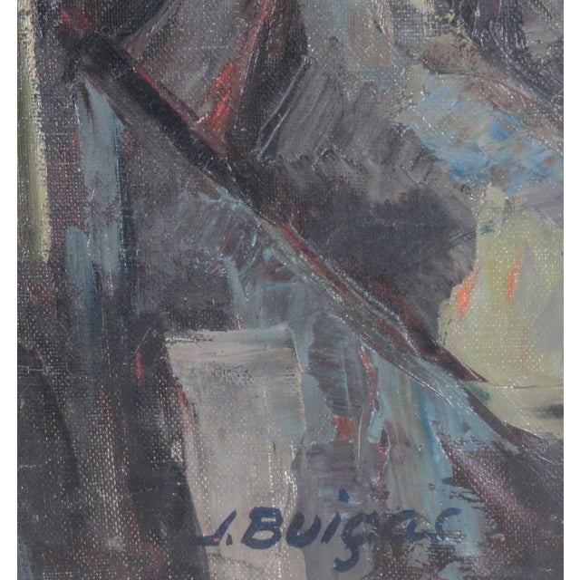 1960s Josep (Jose) Buigas, Couple in a Snowing day For Sale - Image 5 of 6