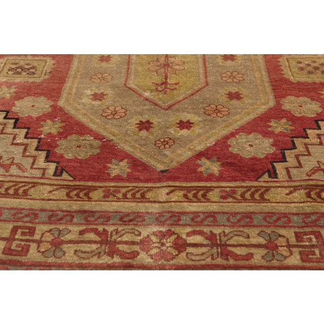 Mid 20th Century Vintage Turkish Oushak Rug, 05'04 X 08'00 For Sale - Image 5 of 10