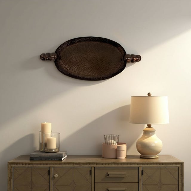 Calder Silver Tray Wall Decor For Sale - Image 11 of 11