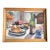 1970’s Original Modernist Tabletop Still Life Painting Oak Frame Signed For Sale