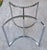 Mid-Century Modern 1972 Cal-Style Chrome and Smoked Glass Dining Set With Swivel Chairs - Set of 6 For Sale - Image 3 of 18