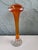 Mid-Century Modern 1960s Swedish Åseda Glasbruk Orange Art Glass Bud Vase, Attributed to Bo Borgström For Sale - Image 3 of 11