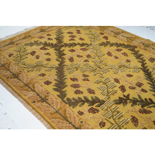 Textile Turkish Sumak Rug 6'0" X 9'0" For Sale - Image 7 of 11