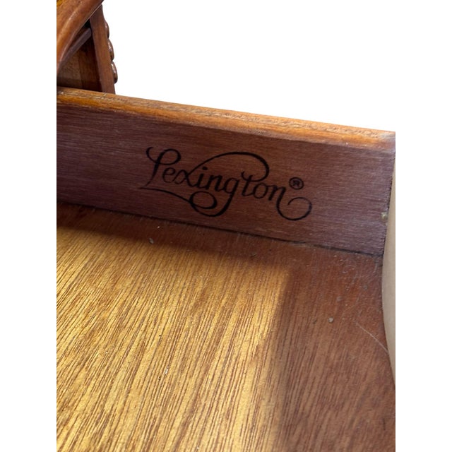 Lexington Furniture “Lynn Hollyn at Home” Lingerie Chest European Country Tall Chest For Sale - Image 10 of 12