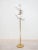 1950s Mid-Century German Opaline Globe Floor Lamp in Brass from Kaiser, 1959 For Sale - Image 5 of 11