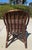 Authentic McGuire Vintage Rattan Cane Back Dining Chairs & Pedestal Table For Sale - Image 12 of 18