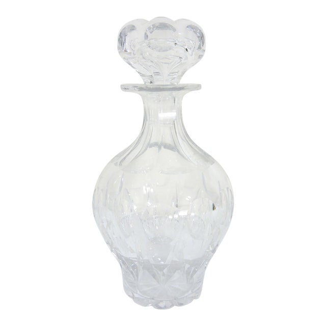 Antique Victorian Cut Glass English Decanter or Carafe Chairish