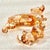 Swarovski Crystal Golden Retriever Mom and Pup Figurine Set Retired Gold For Sale - Image 9 of 14