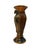 Late 20th Century Amber & Gold Resin Parrot Vase With Feathered Textured Body For Sale - Image 5 of 10