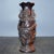 Wood Vintage Chinese Boxwood Carved Vase With Phoenix Motif For Sale - Image 7 of 9