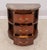 Traditional Henkel Harris Marble Top Demilune Mahogany Bookshelf Console Table For Sale - Image 3 of 14