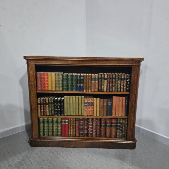 Mahogany Victorian Open Adjustable Library Bookcase For Sale - Image 3 of 12