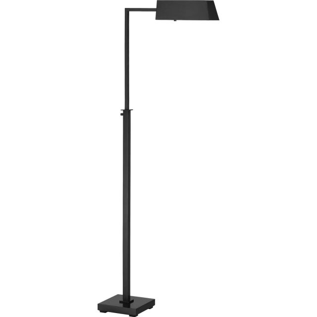 Traditional Suzanne Kasler by Visual Comfort Signature Adley Adjustable Pharmacy Floor Lamp in Bronze For Sale - Image 3 of 3