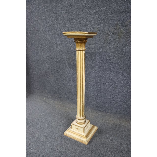 Italian Italian Florentine Pedestal For Sale - Image 3 of 8