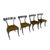 Vintage Designer Klismos Style Wood Dining Chairs in Custom Two Tone Finish - Set of 8 For Sale - Image 12 of 16